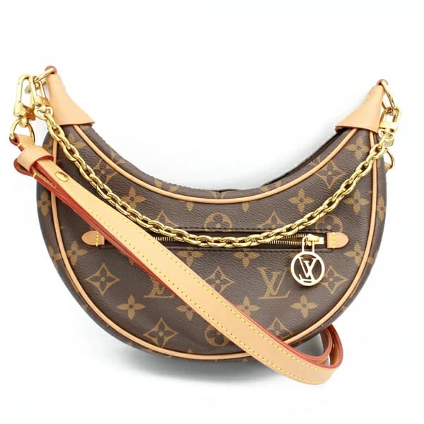 LOUIS VUITTON LOOP MONOGRAM CANVAS: Louis Vuitton Loop Monogram Canvas Brand: Louis Vuitton Type/Style: Handbag Material: Monogram Canvas Color: Brown Size: W:23cm × H:20cm × D:6cm / Shoulder strap length: Chain 37.5cm Accessorie