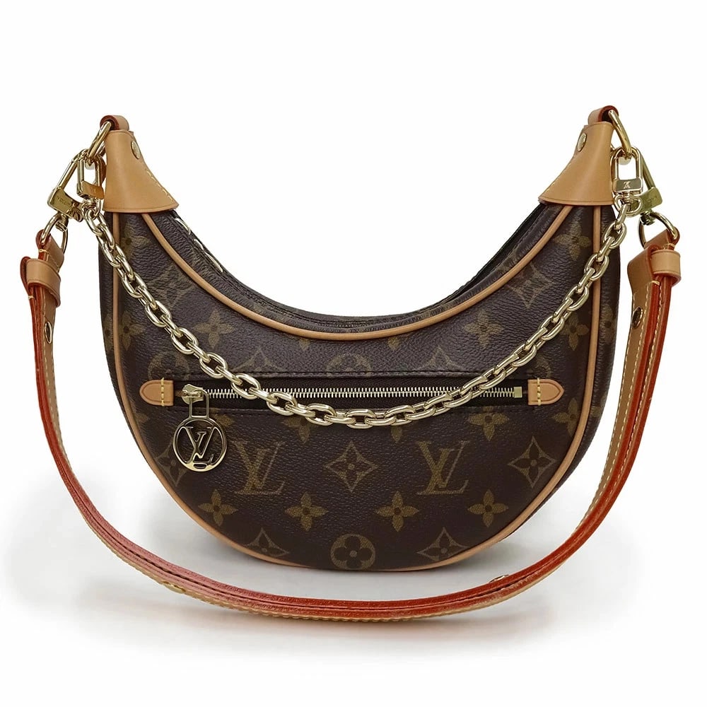 LOUIS VUITTON LOOP SHOULDER BAG MONOGRAM: LOUIS VUITTON Loop Shoulder Bag Monogram Brand: LOUIS VUITTON Type/Style: Handbag Material: Monogram / Natural Leather Color: Brown Size: W:23cm x H:13cm x D:6cm Accessories: None Accessor
