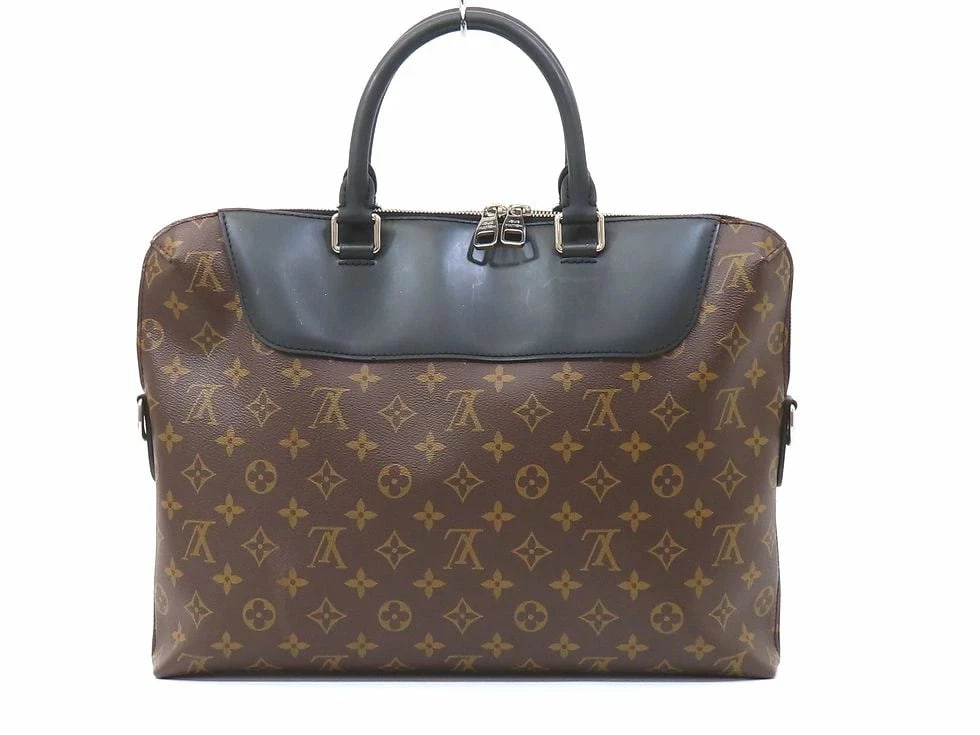LOUIS VUITTON MONOGRAM MACASSAR BRIEFCASE - 2