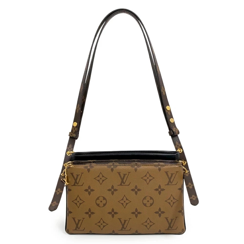 LOUIS VUITTON POCHETTE SHOULDER BAG BLACK (1 of 9)