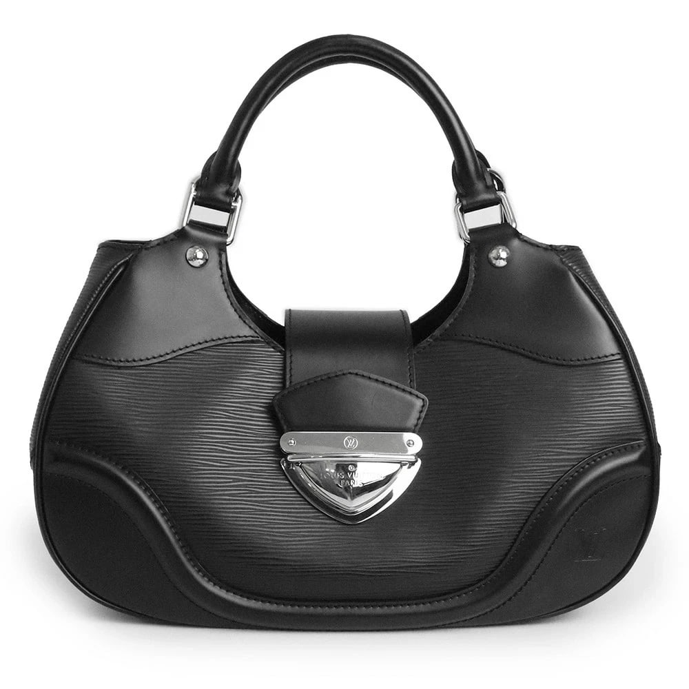 LOUIS VUITTON SACK MONTAIGNE HANDBAG EPI LEATHER BLACK (1 of 10)
