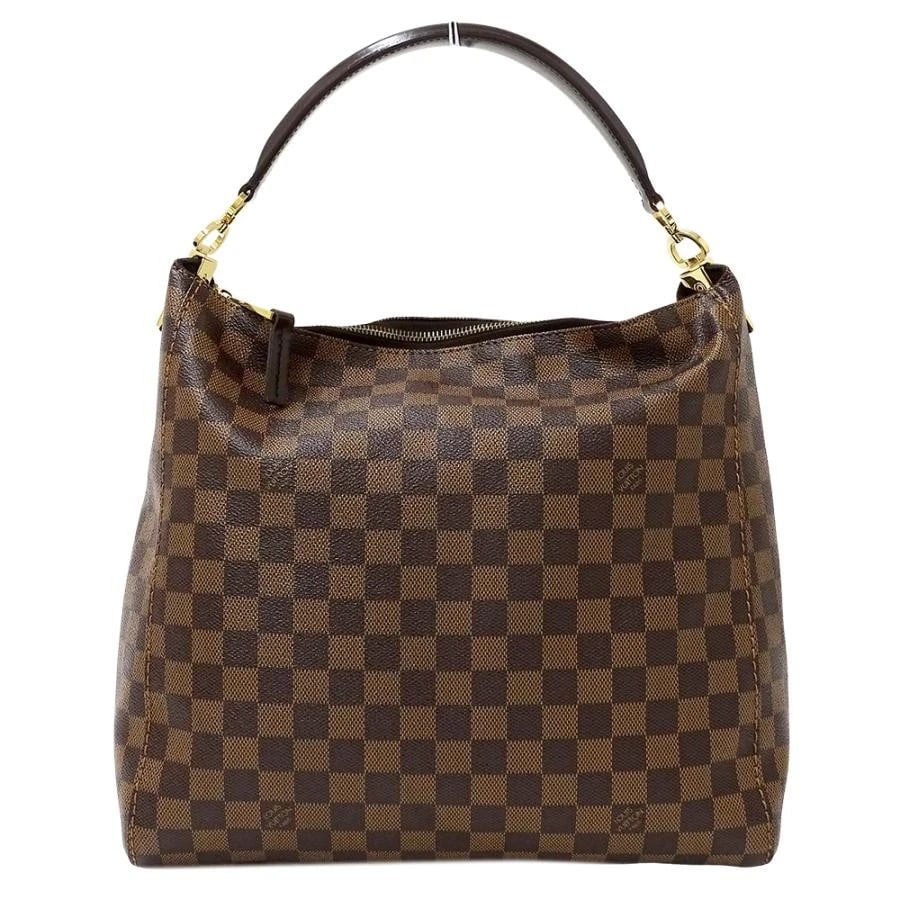 LOUIS VUITTON DAMIER SHOULDER BAG: Louis Vuitton Damier Shoulder Bag Brand: Louis Vuitton Type/Style: Handbag Material: Damier Canvas Color: Damier Ebene Size: W: 31.5cm / H: 30cm / D: 11cm / Shoulder: 36cm Accessories: None
