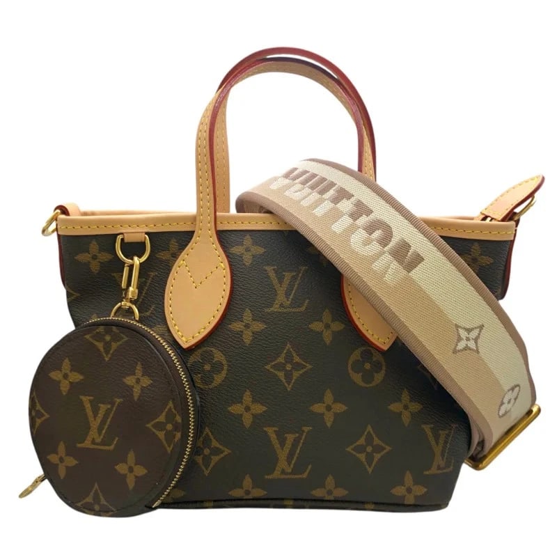 LOUIS VUITTON NEVERFULL BB MONOGRAM PVC SHOULDER BAG: LOUIS VUITTON Neverfull BB Monogram PVC Shoulder Bag Brand: LOUIS VUITTON Type/Style: Handbag Material: Pvc Color: Monogram Size: W: 17cm / H: 15cm / D: 9cm / Shoulder: 93.5-128.5cm 