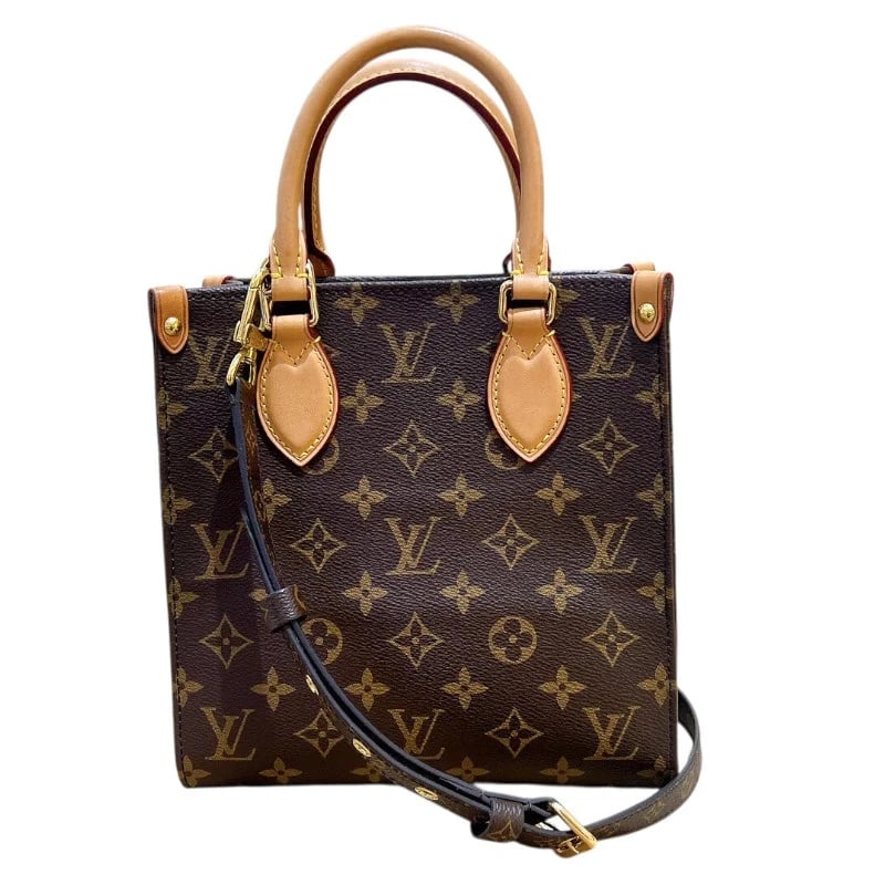LOUIS VUITTON SAC PLAT BB MONOGRAM SHOULDER BAG (1 of 12)