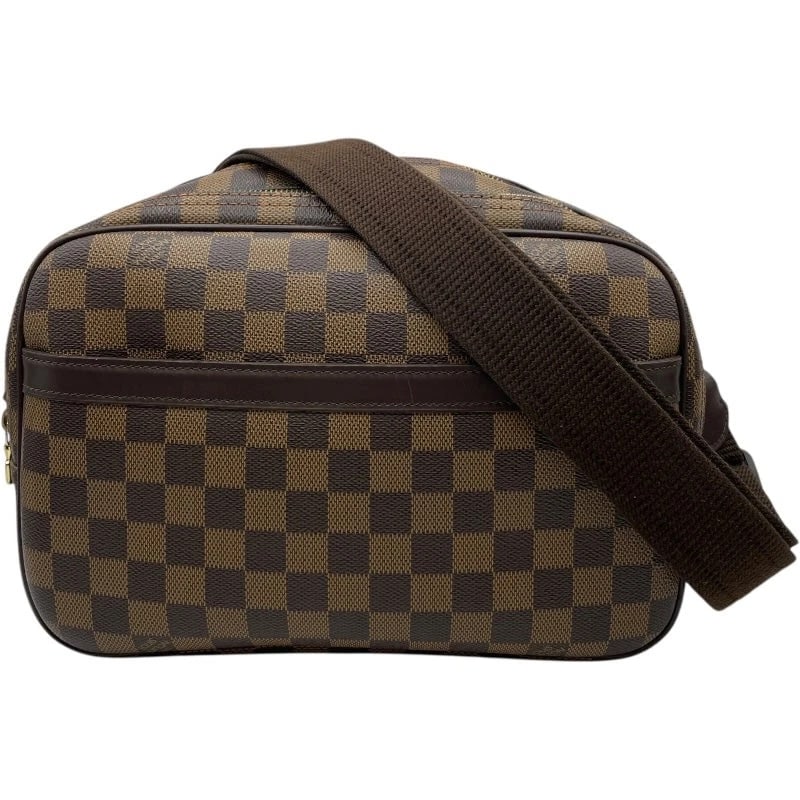 LOUIS VUITTON REPORTER PM BROWN DAMIER SHOULDER BAG: LOUIS VUITTON Reporter PM Brown Damier Shoulder Bag Brand: LOUIS VUITTON Type/Style: Handbag Material: Damier Color: Brown Size: W: 27cm / H: 21cm / D: 11cm / Shoulder: 83-128cm Accessories: