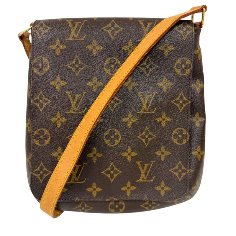 LOUIS VUITTON MUSETTE SALSA SHORT BROWN MONOGRAM SHOULDER BAG (1 of 7)