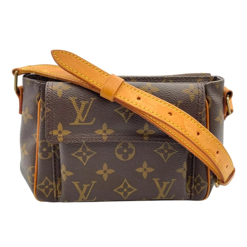 LOUIS VUITTON VIVA-CITE PM BROWN MONOGRAM CANVAS SHOULDER BAG: LOUIS VUITTON Viva-Cite PM Brown Monogram Canvas Shoulder Bag Brand: LOUIS VUITTON Type/Style: Handbag Material: Monogram Canvas Color: Brown Size: W: 20cm / H: 13cm / D: 9cm / Shoulder: 110-126cm