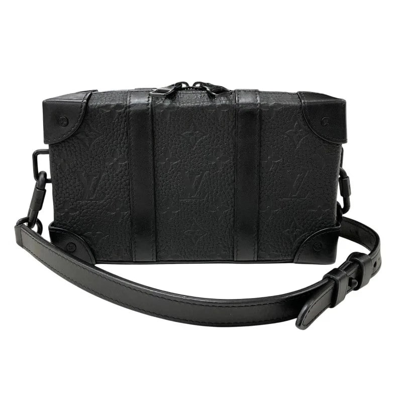 LOUIS VUITTON SOFT TRUNK WALLET NOIR MONOGRAM SHOULDER BAG (1 of 8)