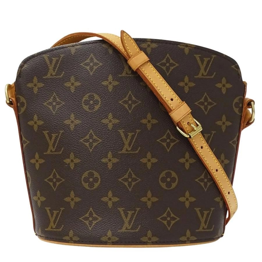 LOUIS VUITTON MONOGRAM SHOULDER BAG: Louis Vuitton Monogram Shoulder Bag Brand: Louis Vuitton Type/Style: Handbag Material: Monogram Canvas Color: Monogram Size: W: 20-25cm / H: 22cm (center) / D: 10cm / Shoulder: 126cm (max) Access