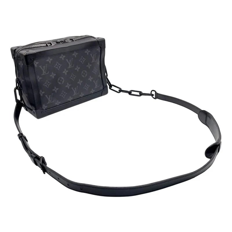 LOUIS VUITTON SOFT TRUNK BLACK MONOGRAM ECLIPSE SHOULDER BAG - 5