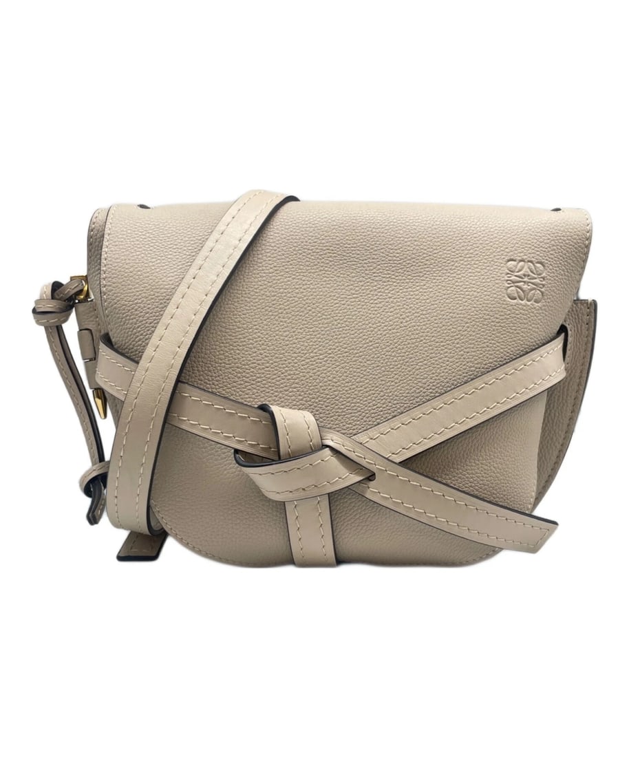 LOEWE GATE BAG SMALL: LOEWE Gate Bag Small Brand: LOEWE Type/Style: Handbag Material: Leather Color: Beige Size: H:19.5cm / W:24.5cm / D:8.5cm Accessories: None Accessories Notice: When purchasing pre-owned goo