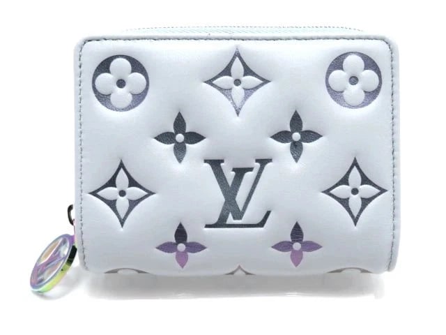 LOUIS VUITTON PORTEFEUILLE LOU MONOGRAM EMBOSSED GREY (1 of 9)