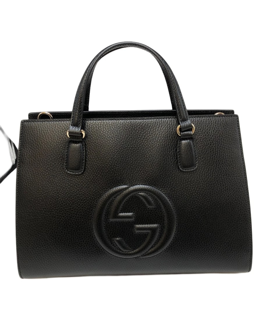 GUCCI INTERLOCKING SOHO SHOULDER BAG (1 of 8)