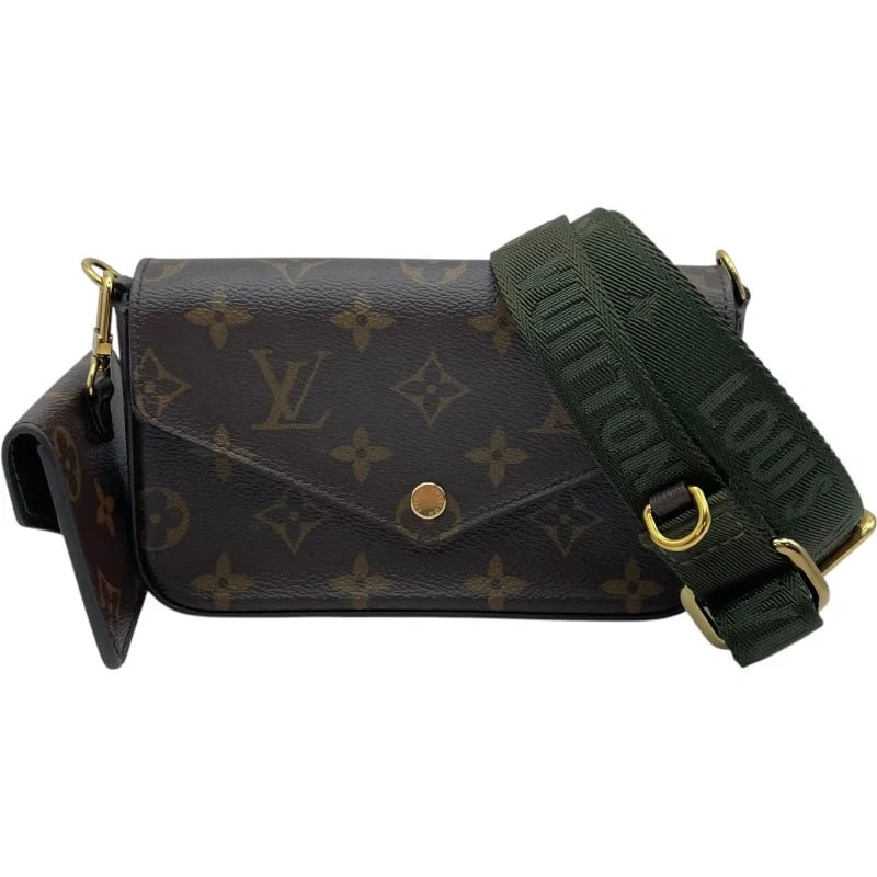 LOUIS VUITTON MULTI POCHETTE FELICIE BROWN MONOGRAM SHOULDER BAG (1 of 7)