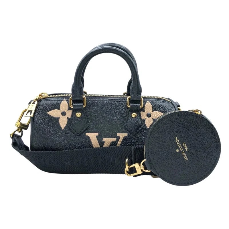 LOUIS VUITTON PAPILLON BB BLACK MONOGRAM EMPREINTE SHOULDER BAG: LOUIS VUITTON Papillon BB Black Monogram Empreinte Shoulder Bag Brand: LOUIS VUITTON Type/Style: Handbag Material: Monogram Empreinte Color: black Size: W: 20cm / H: 10cm / D: 10cm / Shoulder: