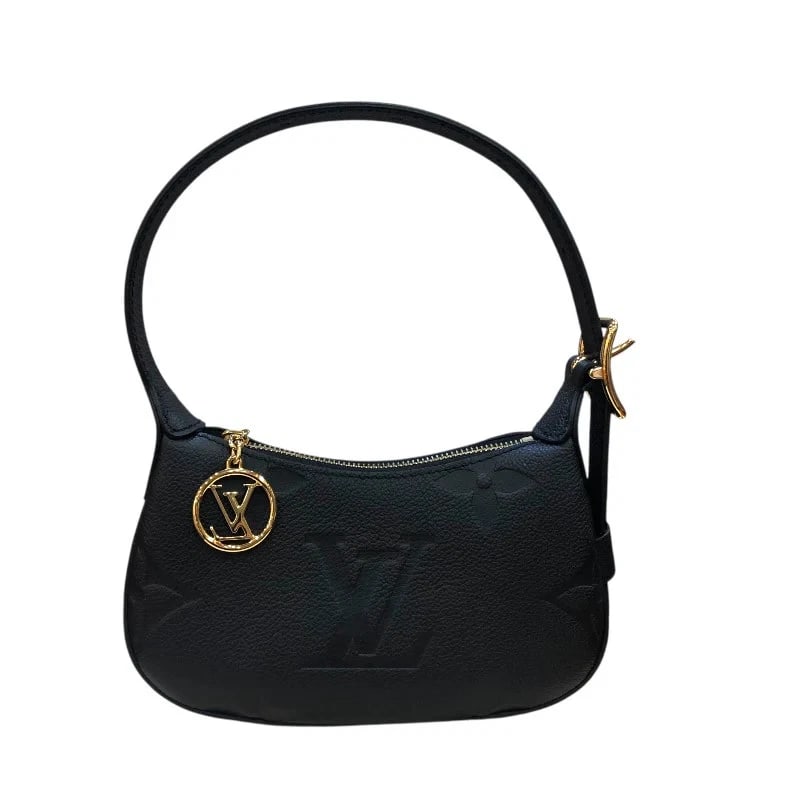LOUIS VUITTON MINI MOON BLACK MONOGRAM EMPREINTE SHOULDER BAG: LOUIS VUITTON Mini Moon Black Monogram Empreinte Shoulder Bag Brand: LOUIS VUITTON Type/Style: Handbag Material: Monogram Empreinte Color: black Size: W: 20.5cm / H: 11cm / D: 5cm Accessories: No