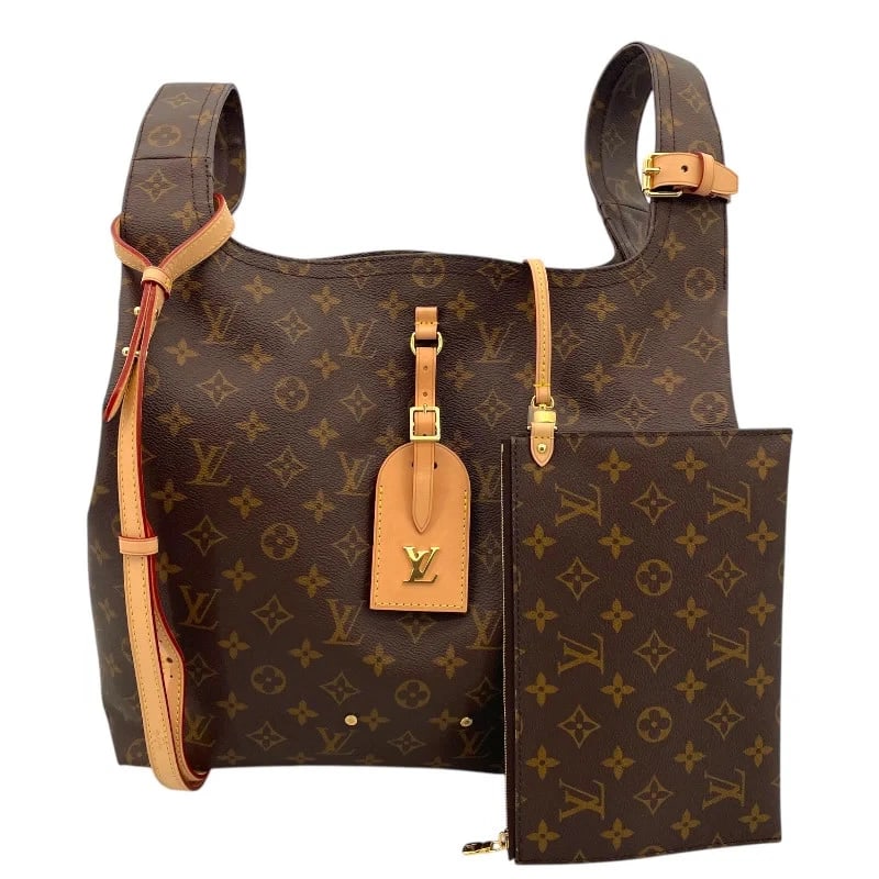 LOUIS VUITTON ATLANTIS GM BROWN GHW MONOGRAM SHOULDER BAG (1 of 6)