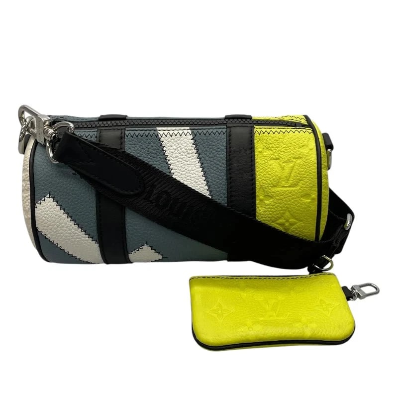 LOUIS VUITTON POCHETTE MULTICOLOR TAURILLON LEATHER SHOULDER BAG: LOUIS VUITTON Pochette Multicolor Taurillon Leather Shoulder Bag Brand: LOUIS VUITTON Type/Style: Handbag Material: Taurillon Leather Color: Multicolor Size: W: 22cm / H: 13cm / D: 13cm /