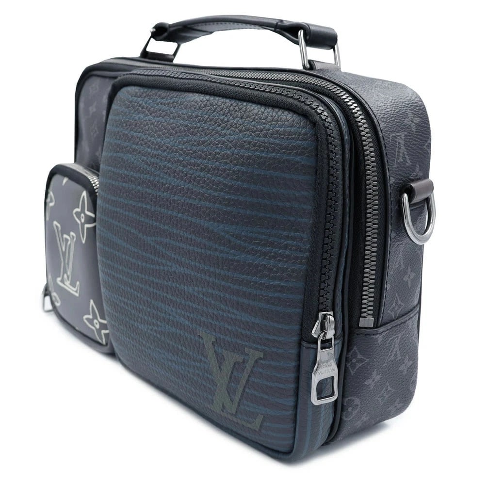 LOUIS VUITTON MESSENGER MULTIPOCKET HANDBAG MONOGRAM ECLIPSE BLACK - 3