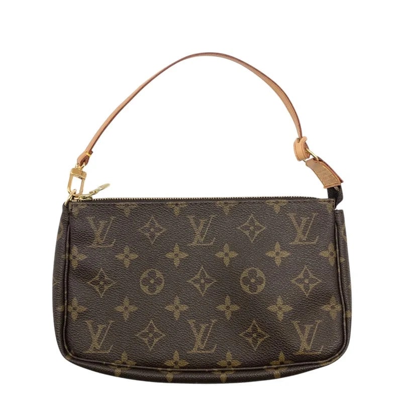 LOUIS VUITTON POCHETTE ACCESSOIRES BROWN MONOGRAM CANVAS (1 of 10)