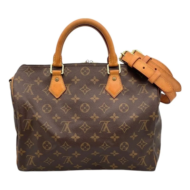 LOUIS VUITTON SPEEDY BANDOULIERE 30 BROWN MONOGRAM CANVAS (1 of 12)