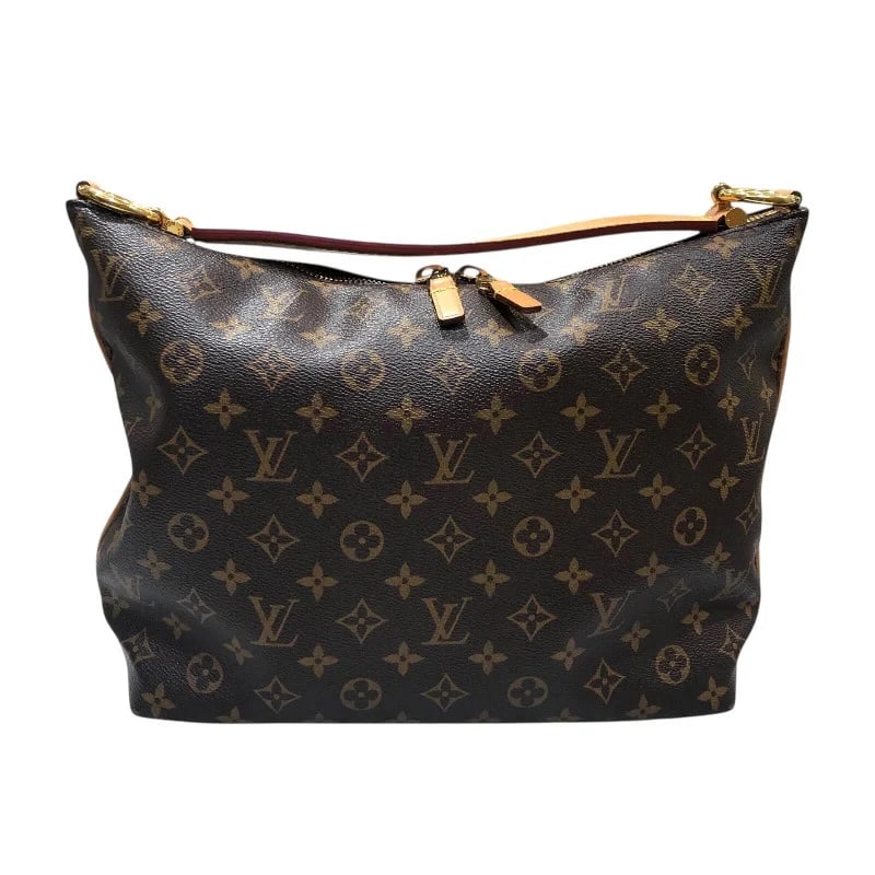 LOUIS VUITTON SULLY PM BROWN MONOGRAM CANVAS SHOULDER BAG (1 of 8)