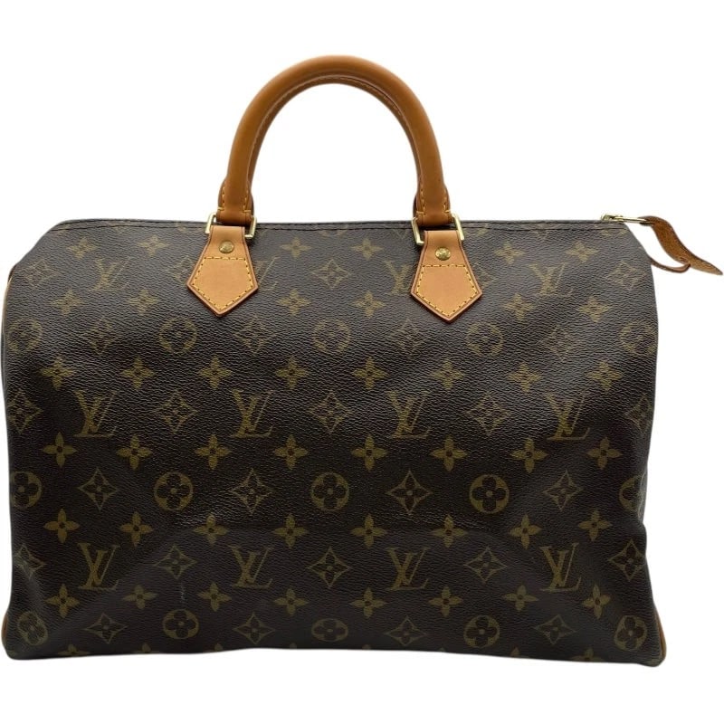 LOUIS VUITTON SPEEDY 35 BROWN MONOGRAM HANDBAG (1 of 11)