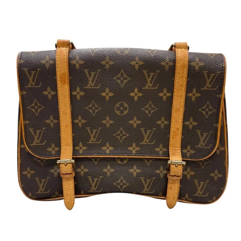 LOUIS VUITTON MARLY SAC ADO BROWN MONOGRAM CANVAS SHOULDER BAG (1 of 12)