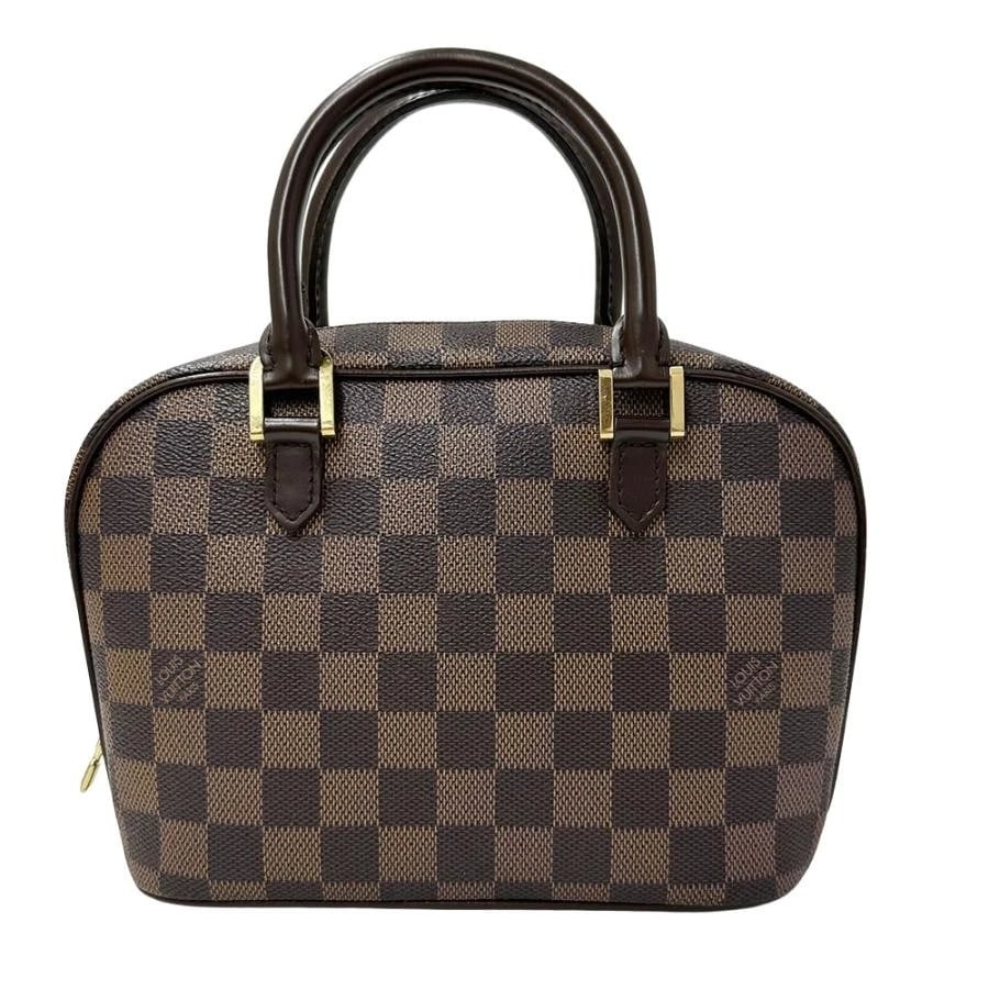 LOUIS VUITTON HANDBAG DAMIER CANVAS DAMIER EBENE: Louis Vuitton Handbag Damier Canvas Damier Ebene Brand: Louis Vuitton Type/Style: Handbag Material: Damier Canvas Color: Damier/Ebene Size: W: 21.5cm (bottom) / H: 16.5cm / D: 9cm / Accessories: