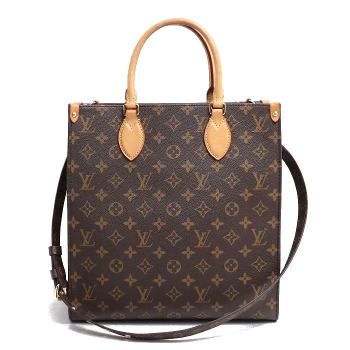LOUIS VUITTON SAC PLAT MONOGRAM: LOUIS VUITTON Sac Plat Monogram Brand: LOUIS VUITTON Type/Style: Handbag Material: Monogram Canvas Color: None Size: W30cm x H32cm x D10cm Handle: 32cm Accessories: None Accessories Notice