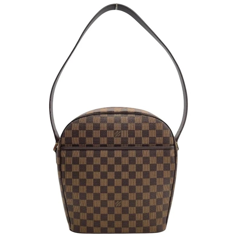 LOUIS VUITTON IPANEMA GM BROWN DAMIER EBENE SHOULDER BAG (1 of 8)