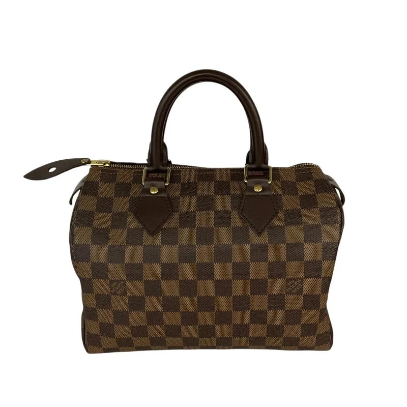 LOUIS VUITTON SPEEDY 25 BROWN DAMIER HANDBAG: Louis Vuitton Speedy 25 Brown Damier Handbag Brand: LOUIS VUITTON Type/Style: Handbag Material: Damier Color: Brown Size: W: 25cm / H: 22cm / D: 15cm Accessories: None Accessories Notice:
