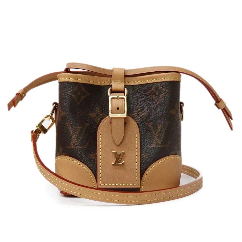 LOUIS VUITTON NOE PURSE SHOULDER BAG MONOGRAM: LOUIS VUITTON Noe Purse Shoulder Bag Monogram Brand: LOUIS VUITTON Type/Style: Handbag Material: Monogram Color: Brown Size: W:11cm x H:11cm x D:11cm Shoulder strap: 117cm (non-adjustable) Access
