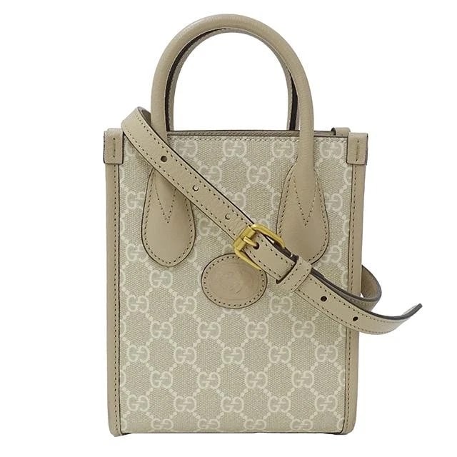 GUCCI INTERLOCKING HANDBAG SHOULDER BAG (1 of 5)