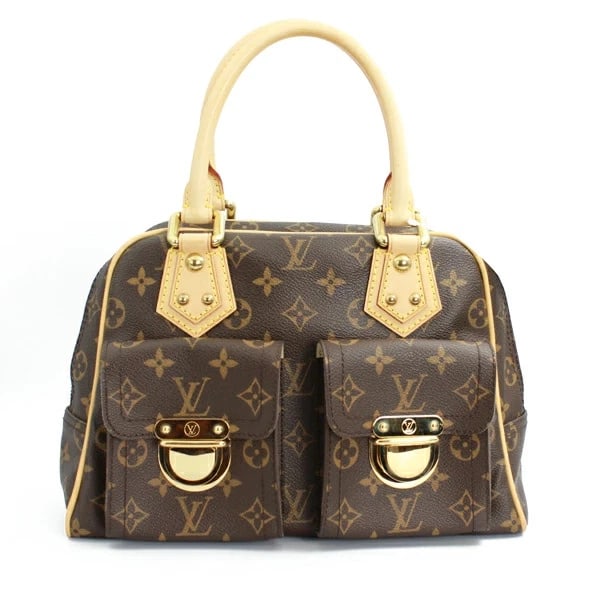 LOUIS VUITTON MANHATTAN PM MONOGRAM MONOGRAM CANVAS: Louis Vuitton Manhattan PM Monogram Monogram Canvas Brand: Louis Vuitton Type/Style: Handbag Material: Monogram Canvas Color: Brown Size: W:29.5cm × H:20cm × D:11cm Accessories: None Acces