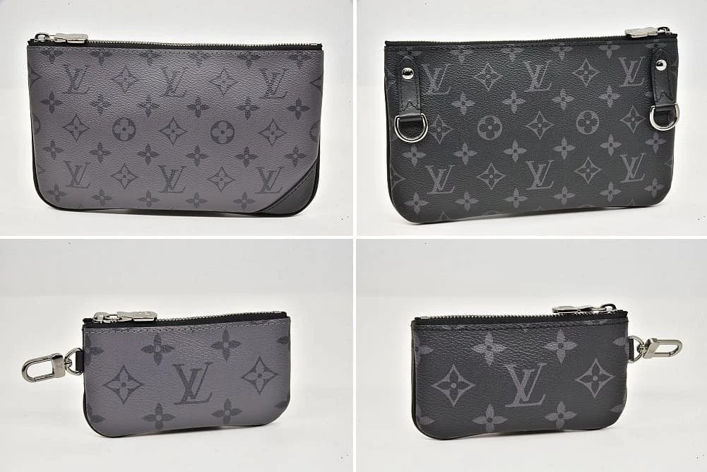LOUIS VUITTON MONOGRAM ECLIPSE TRIO MESSENGER - 7