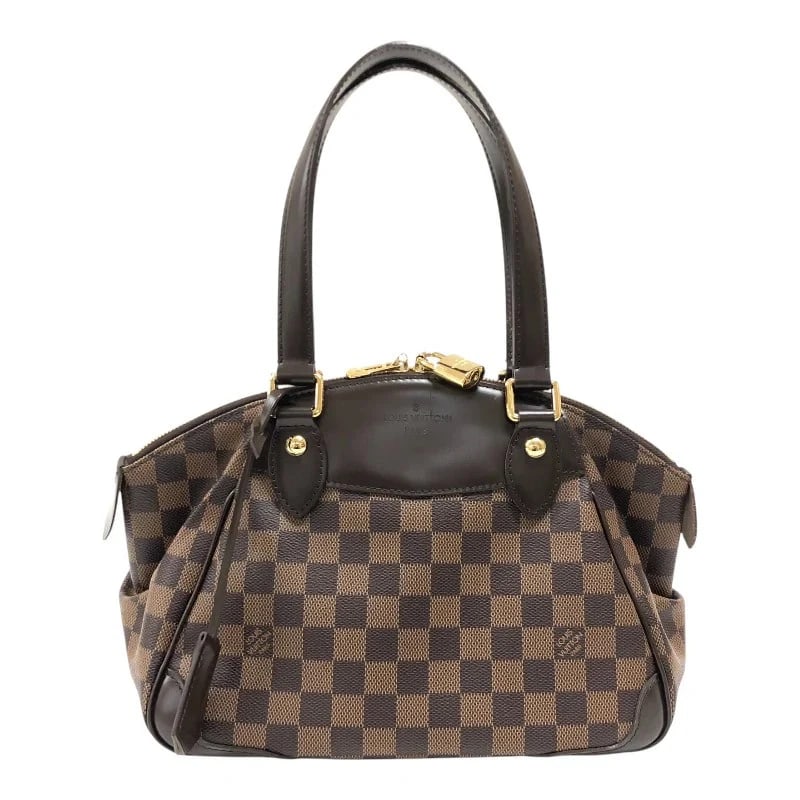 LOUIS VUITTON VERONA PM BROWN DAMIER HANDBAG (1 of 9)