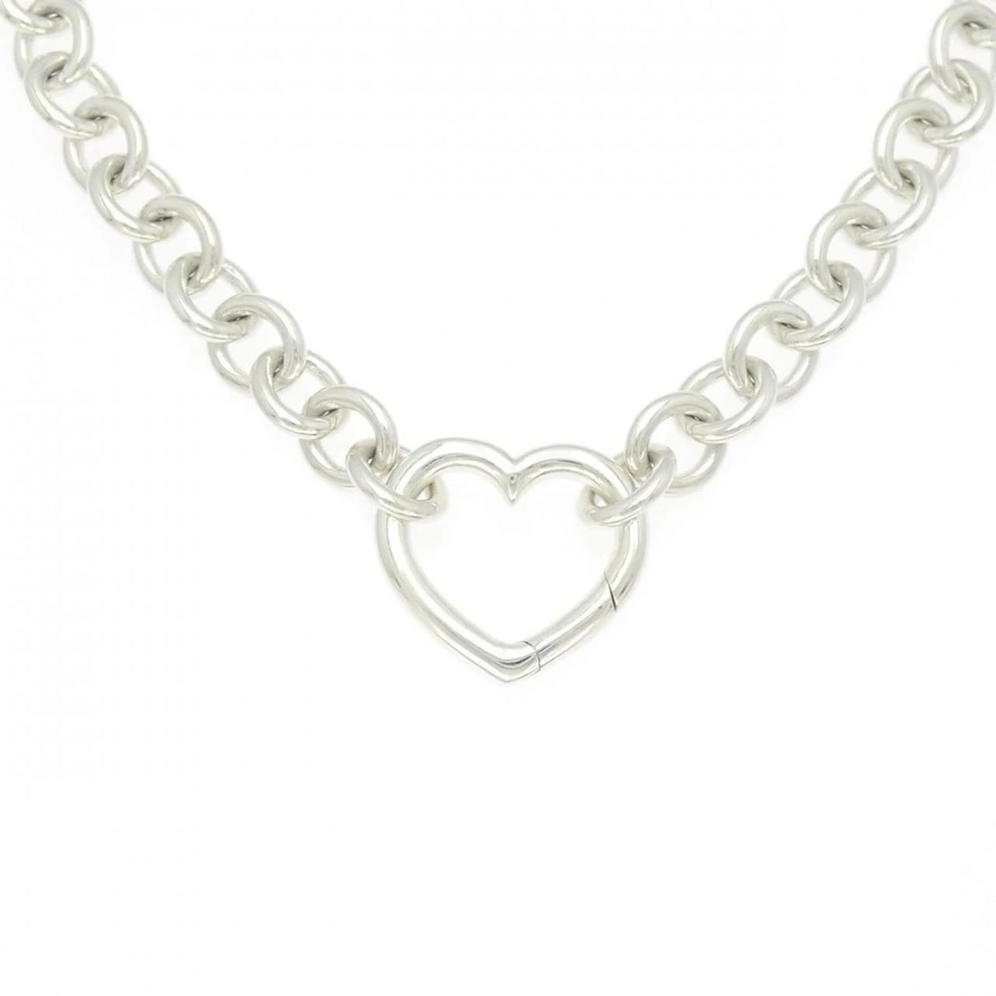 TIFFANY & CO. HEART CLASP LINK NECKLACE (1 of 4)