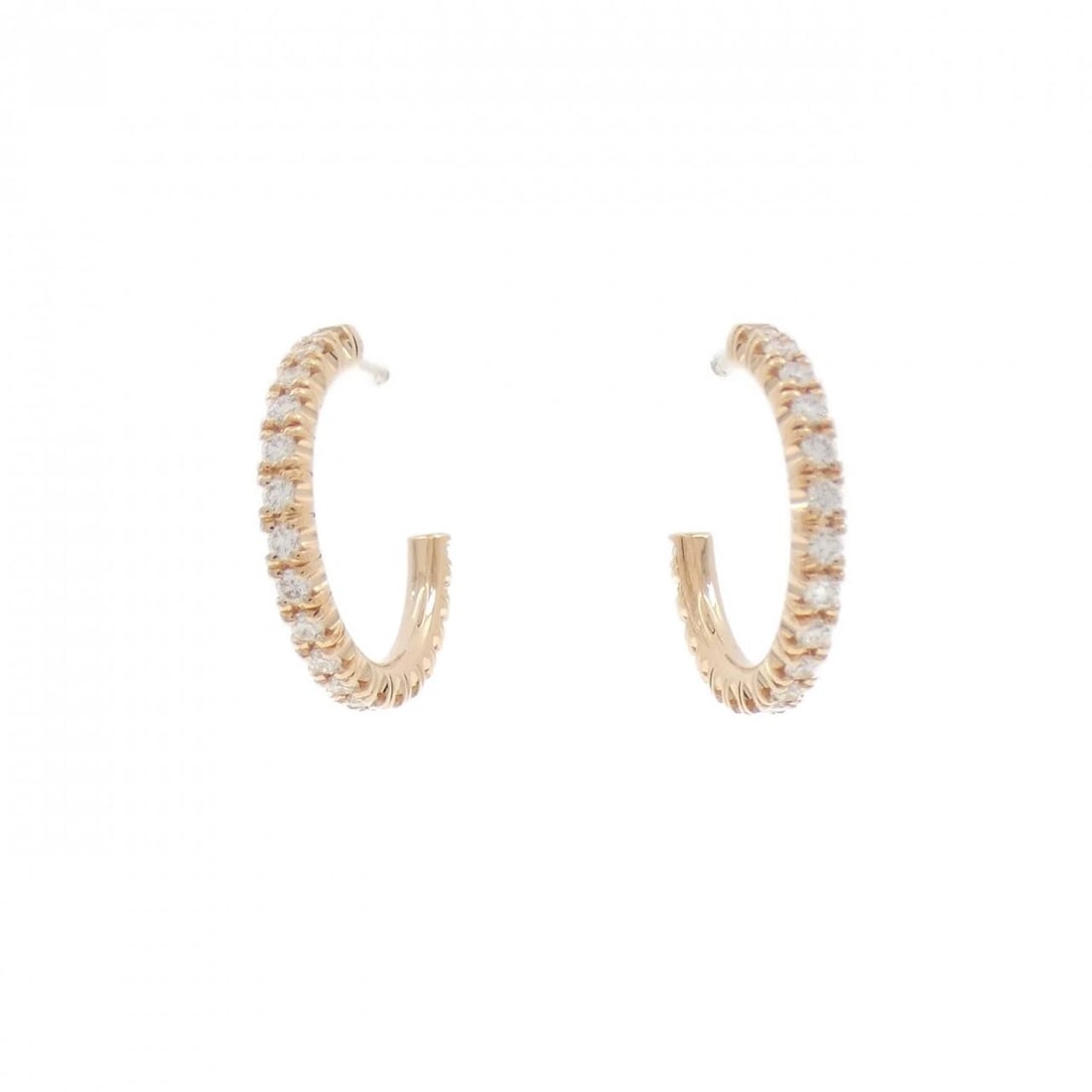 CARTIER ETANSEL EARRINGS: Cartier Etansel Earrings Brand: Cartier Type: Earrings Material: 750 Pink Gold Main Stone/Creation Natural Color: Pink Gold Size: ActualSize HxW: 14.4mmx1.7mm Accessories: None Accessories
