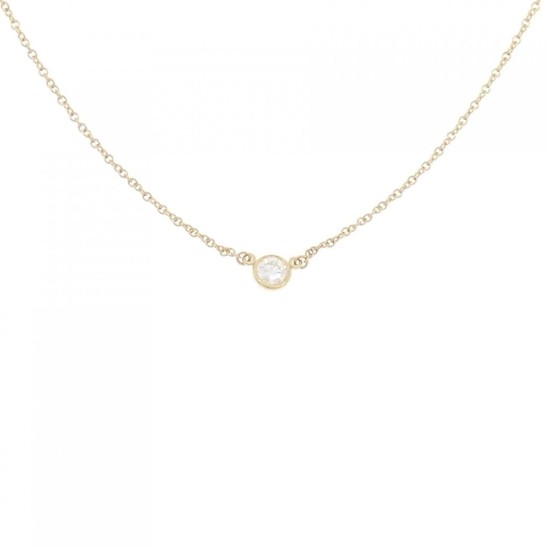 TIFFANY & CO. BY THE YARD NECKLACE: Tiffany & Co. By the Yard Necklace Brand: Tiffany Type: Necklace Material: 750 Yellow Gold Main Stone/Creation Natural Color: Yellow Gold Size: 41cm Accessories: None Accessories Notice: When