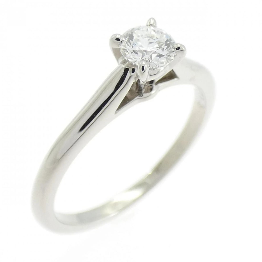 CARTIER SOLITAIL RING: Cartier Solitail Ring Brand: Cartier Type: Ring Material: Platinum 950 Main Stone/Creation Natural Color: Platinum Size: 5 (US size) Accessories: None Accessories Notice: When purchasing p