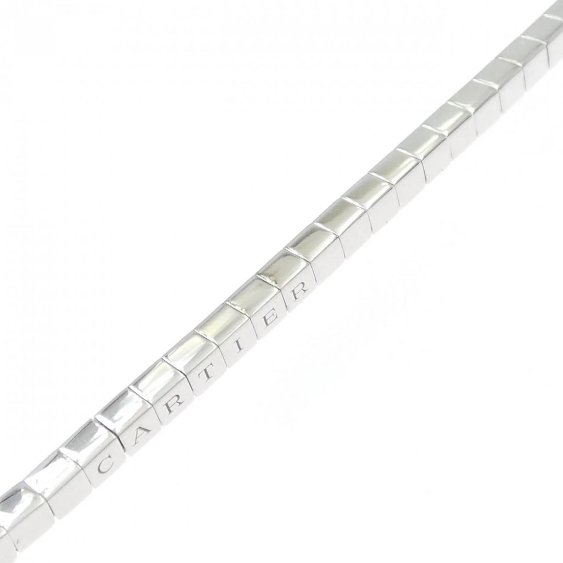 CARTIER BRACELET LANIERES: Cartier Bracelet Lanieres Brand: Cartier Type: Bracelet Material: 750 White Gold Color: White Gold Size: 16cm Accessories: None Accessories Notice: When purchasing pre-owned goods, please