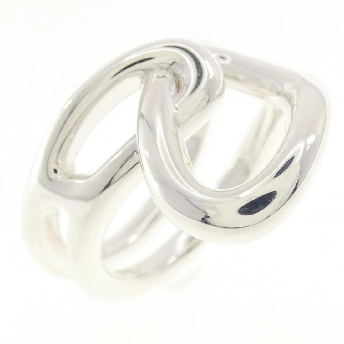 HERMES CHAINE D'ANCRE PUNK RING: HERMES Chaine d'Ancre Punk Ring Brand: HERMES Type: Ring Material: 925 Silver Color: Silver Size: 6.5 (US size) (53) Accessories: None Accessories Notice: When purchasing pre-owned goods,