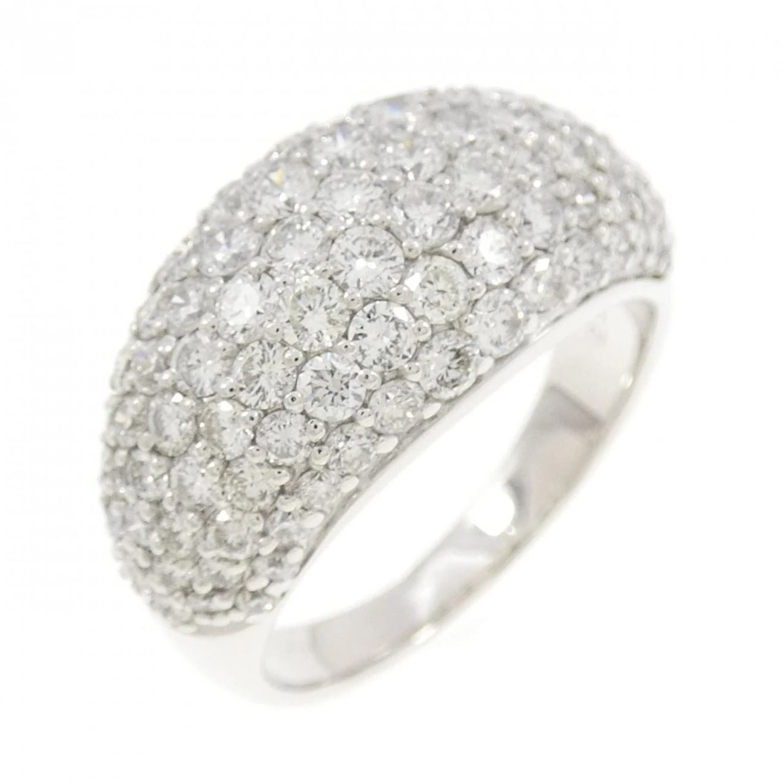 PONTE VECCHIO DIAMOND RING: Ponte Vecchio Diamond Ring Brand: Ponte Vecchio Type: Ring Material: K18 White Gold Main Stone/Creation Natural Color: White Gold Size: 7.5 (US size) Accessories: None Accessories Notice: