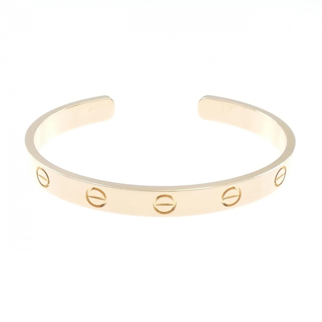CARTIER LOVE BRACELET: Cartier Love Bracelet Brand: Cartier Type: Bracelet Material: 750 Pink Gold Color: Pink Gold Size: 15cm(16) Accessories: None Accessories Notice: When purchasing pre-owned goods, please refer