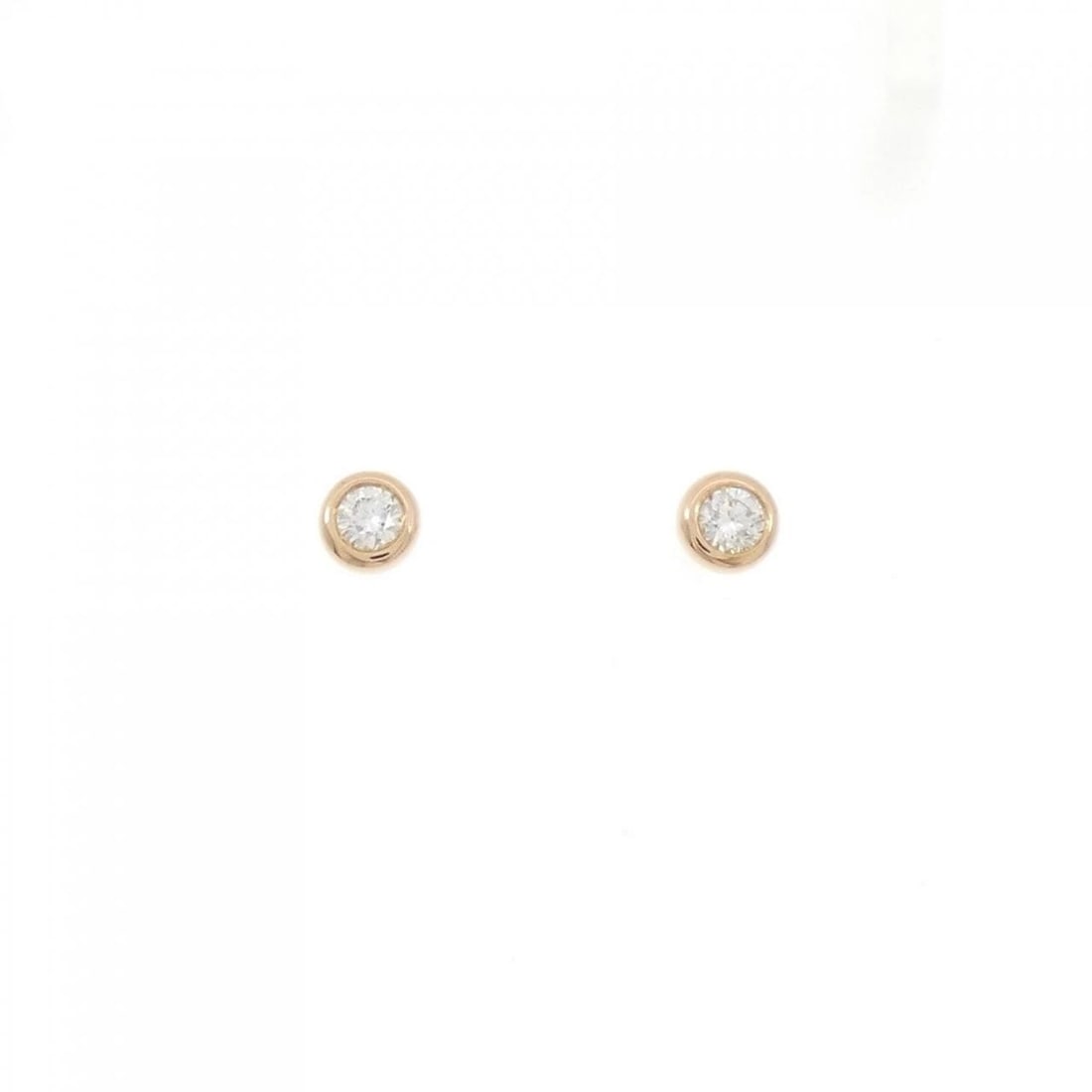 TIFFANY & CO. BY THE YARD EARRINGS: Tiffany & Co. By the Yard Earrings Brand: Tiffany Type: Earrings Material: 750 Pink Gold Main Stone/Creation Natural Color: Pink Gold Size: ActualSize Diameter: 4.3mm Accessories: None