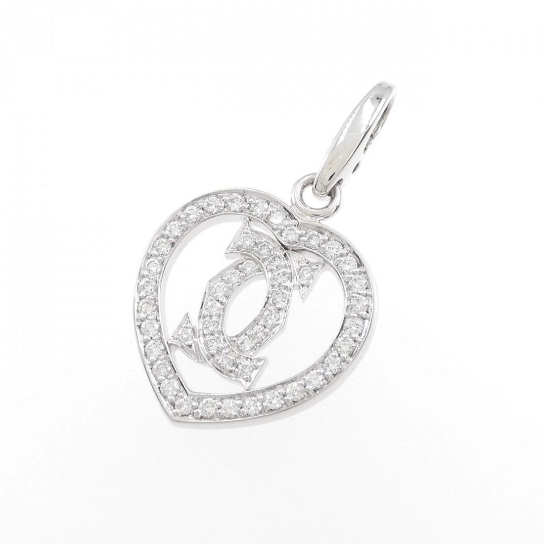 CARTIER 2C HEART PENDANT (1 of 3)
