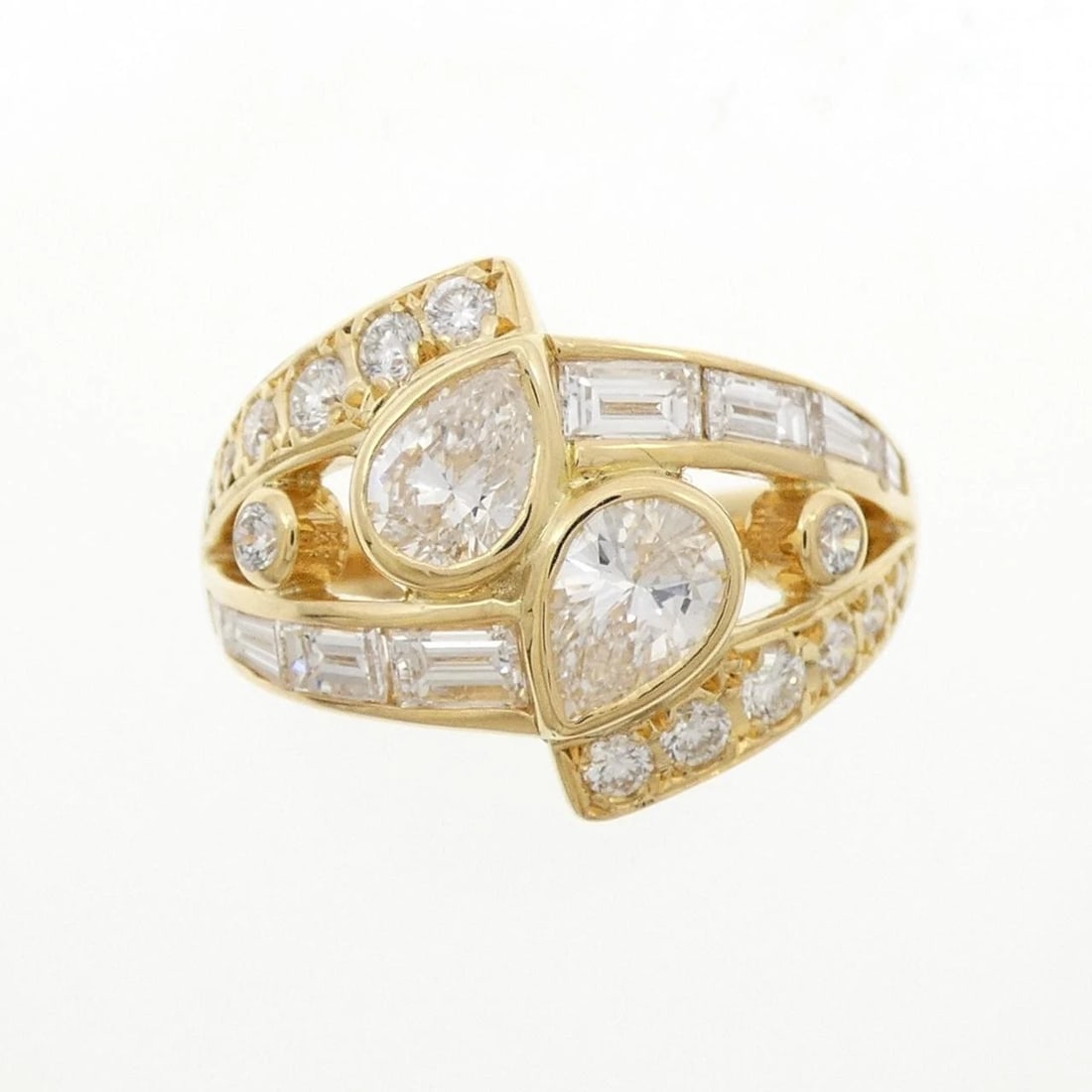 MIKIMOTO DIAMOND RING - 2