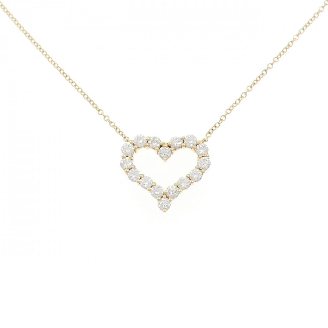TIFFANY CENTIMENTAL HEART SMALL NECKLACE: Tiffany Centimental Heart Small Necklace Brand: Tiffany Type: Necklace Material: 750 Yellow Gold Main Stone/Creation Natural Color: Yellow Gold Size: 41cm Pendant top H x W: 13.6mmx15.3mm