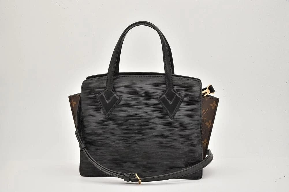 LOUIS VUITTON EPI MONOGRAM VARENNE NM HANDBAG: Louis Vuitton Epi Monogram Varenne NM Handbag Brand: Louis Vuitton Type/Style: Handbag Material: Epi Leather Monogram Canvas Color: Noir Brown Size: W25xH21xD9cm / Shoulder strap: 100-110cm Acces